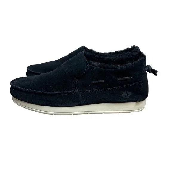 Sperry | Shoes | Nwob Sperry Mens Moc Sider Black Suede  display picture 1